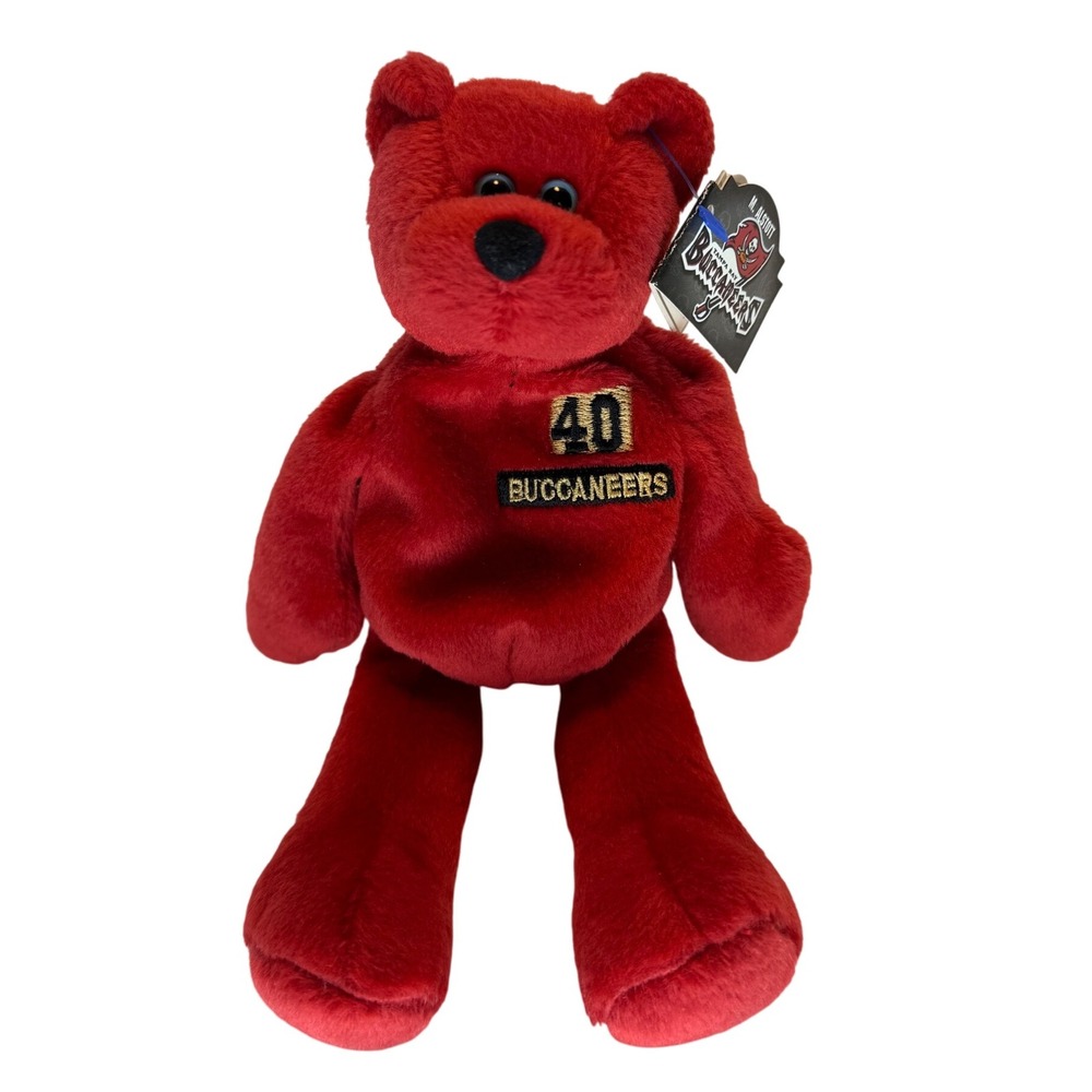 NWT Limited Treasures Buccaneers Mike Alstott #40 NFL Football Plush Bear‎